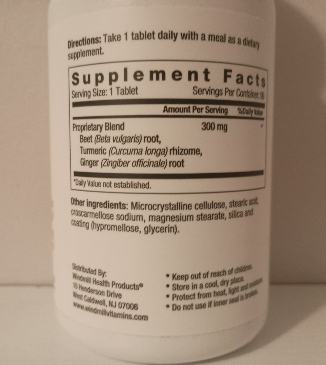 Nutritionworks® Beets with Turmeric & Ginger 90 Tablets Circulation Superfood
