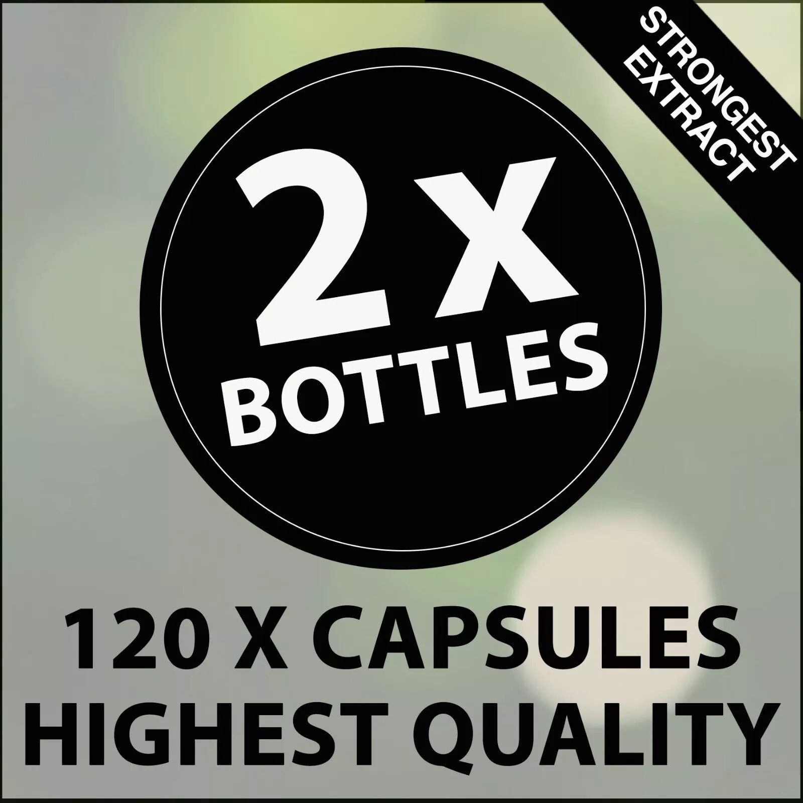 HOLY BASIL LEAF Extract Herbal Supplement Pills 120 Veg Caps Antioxidant Complex