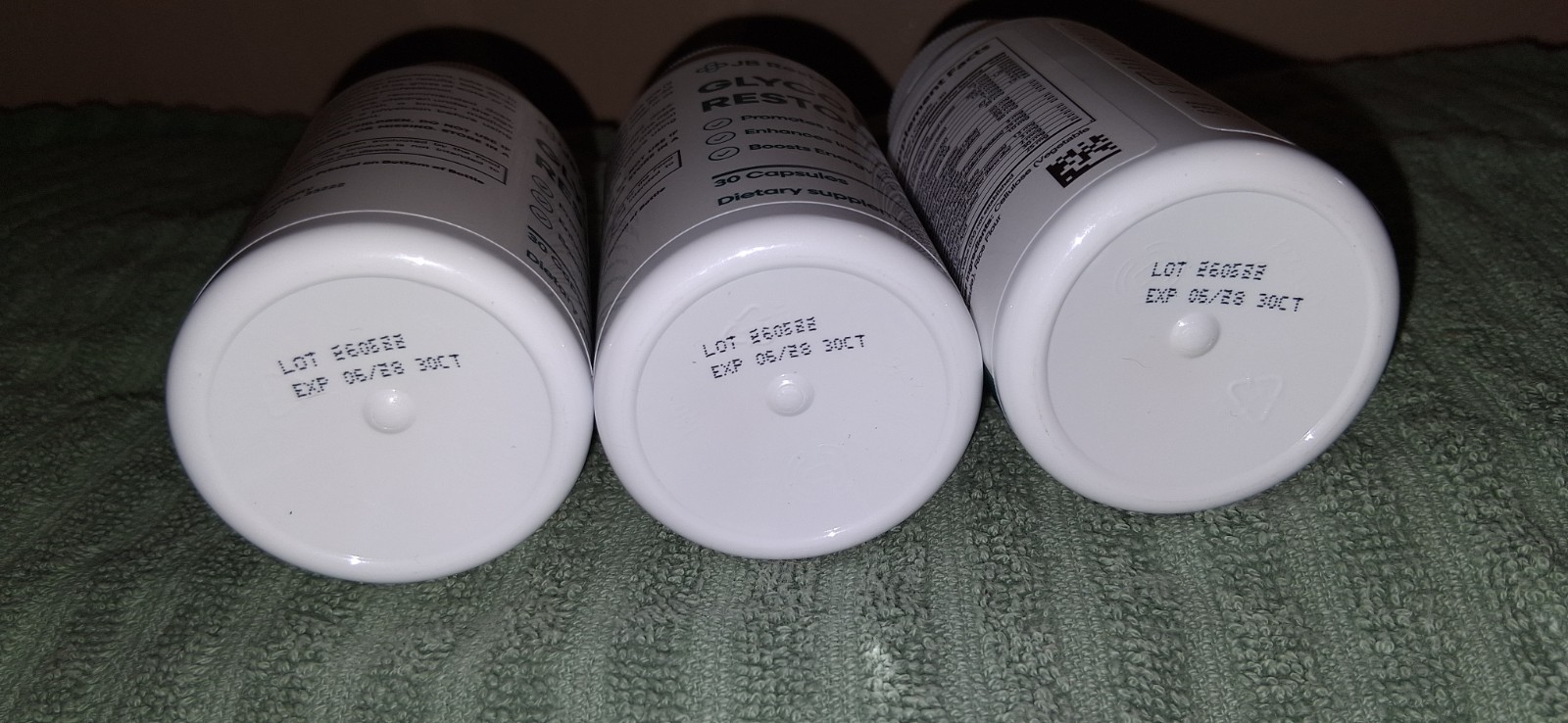 JB Restore: 3 Glyco Restore/ 2 Pain Relief Supplement 30Capsules 5 Bottles Total