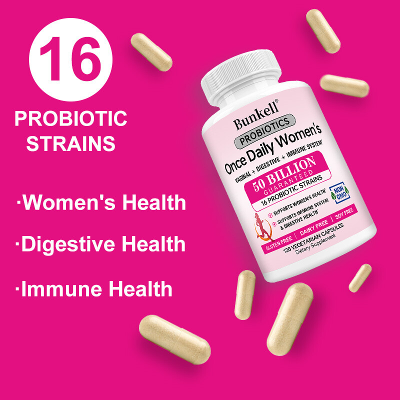 Once Daily Women’s Probiotic Capsules – Supports Digestive & Immune Health