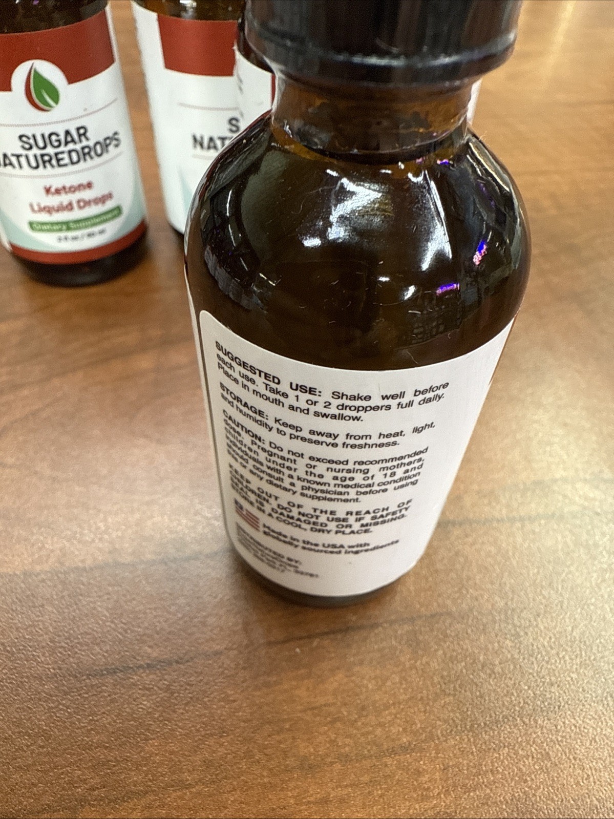 Sugar NatureDrops Ketone Liquid Drops Pack Of 5 Exp. 01/2028