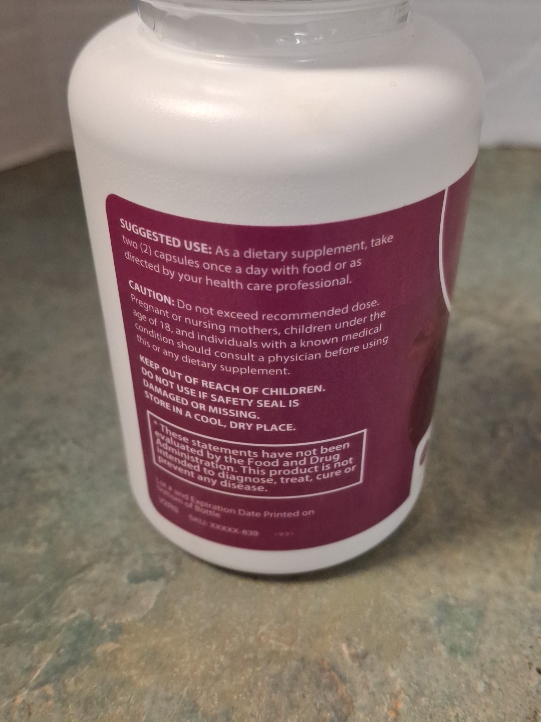 Rosabella Beetroot Capsules 1300mg Athletic Performance & Circulation 60ct