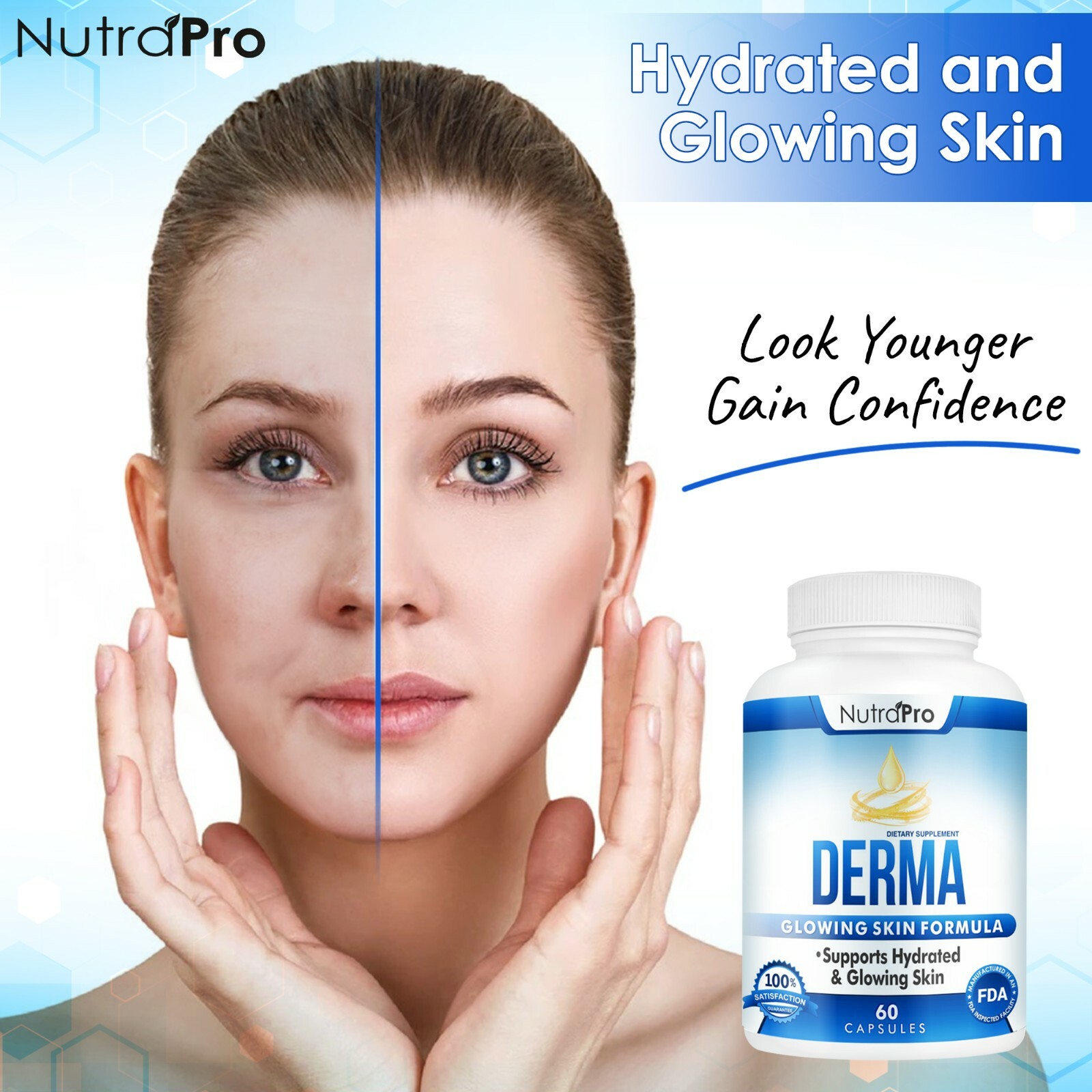 Dermal Repair Complex for Healthy Hydrated Glowing Skin & Anti Wrinkles