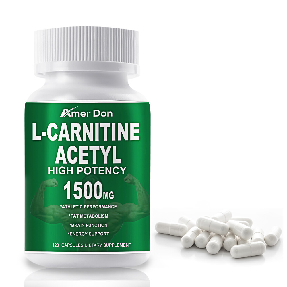 ACETYL L-CARNITINE 1500mg TABLETS Nervous System Health Antioxidant 120 CAPSULES