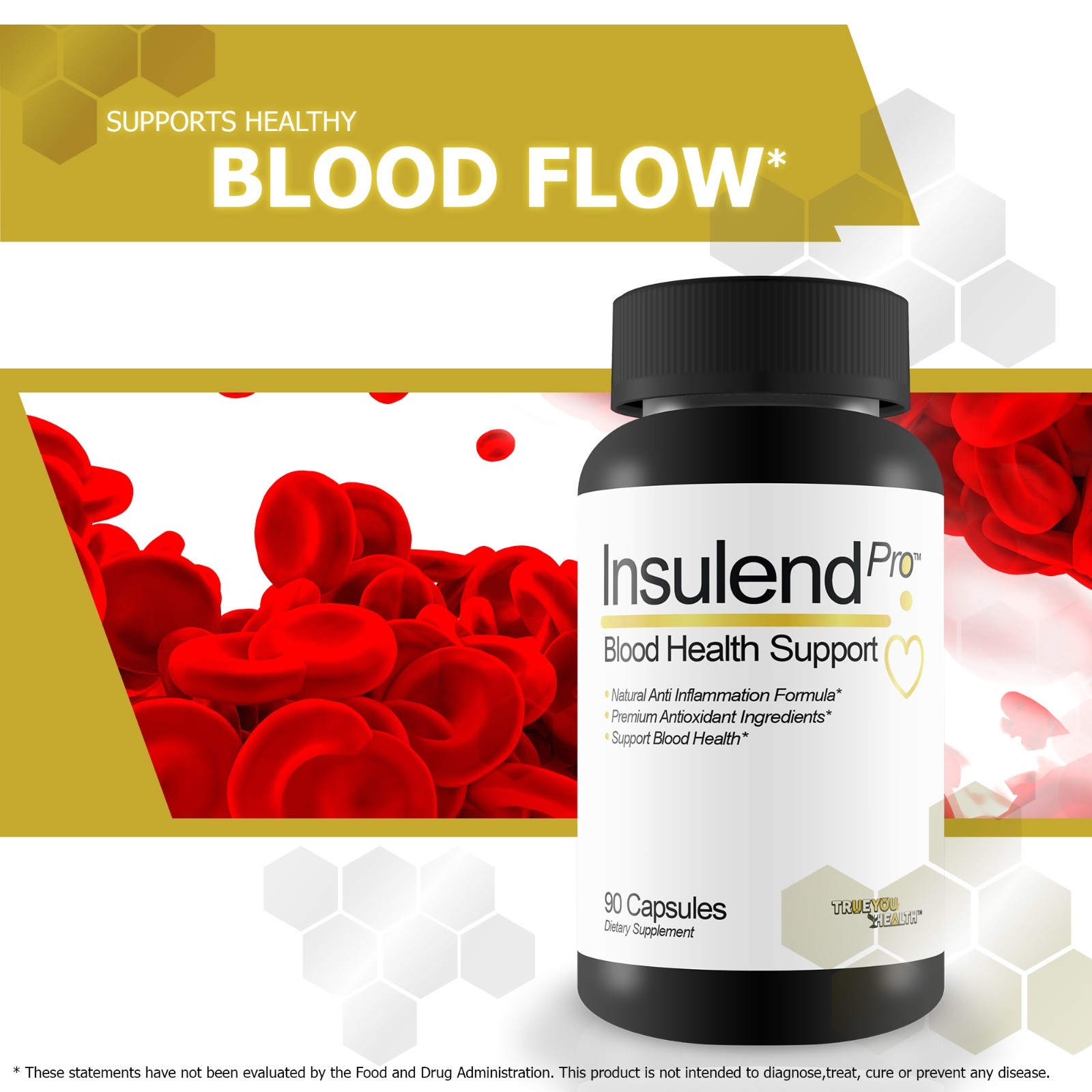 Insulend Pro – Blood Health Support – Blood Sugar Support – Antioxidant Support
