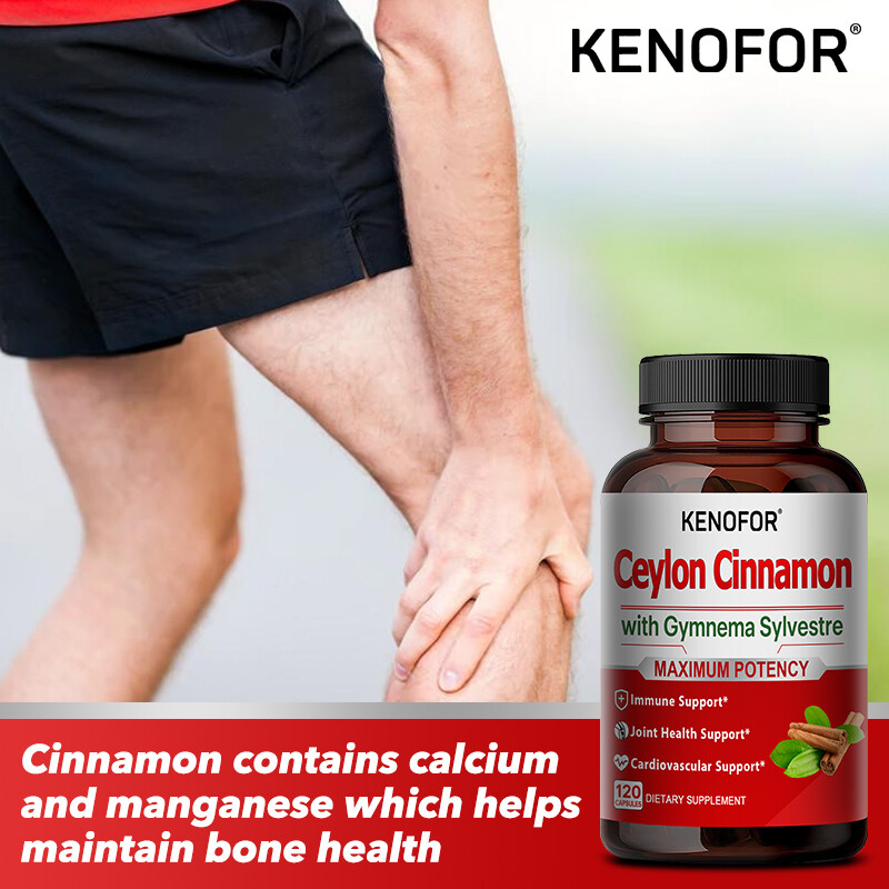 Ceylon Cinnamon Capsule,Herbal Support Healthy Blood Sugar,Heart Function 120Pcs