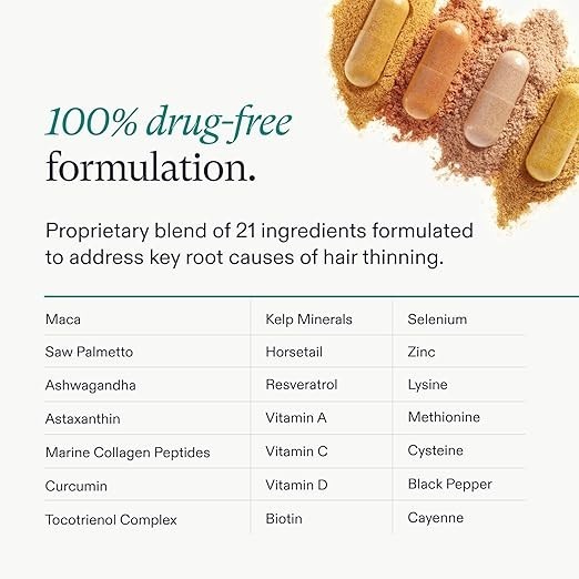 Nutrafol Women’s Balance Hair Growth Supplements, Ages 45 and Up,1 Pack
