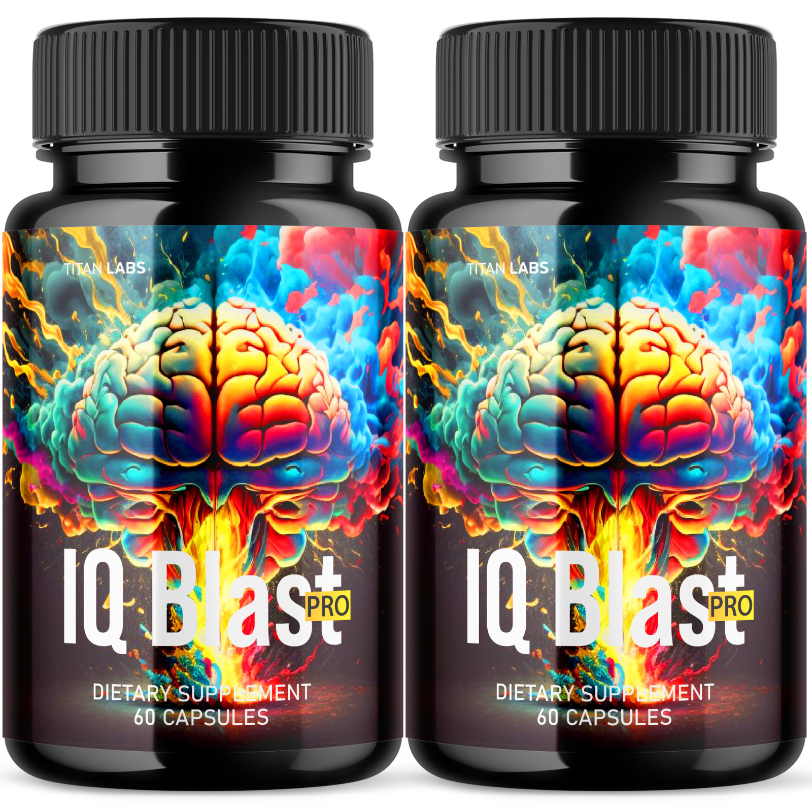 IQ Blast Pro Brain Supplement – Enhance Cognitive Function and Clarity (2 Pack)