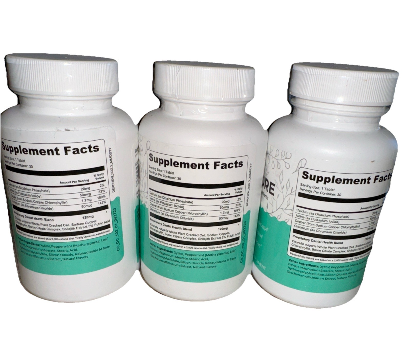 Denticore Dental Health Supplement – Oral Health Support – 3 Bottles
