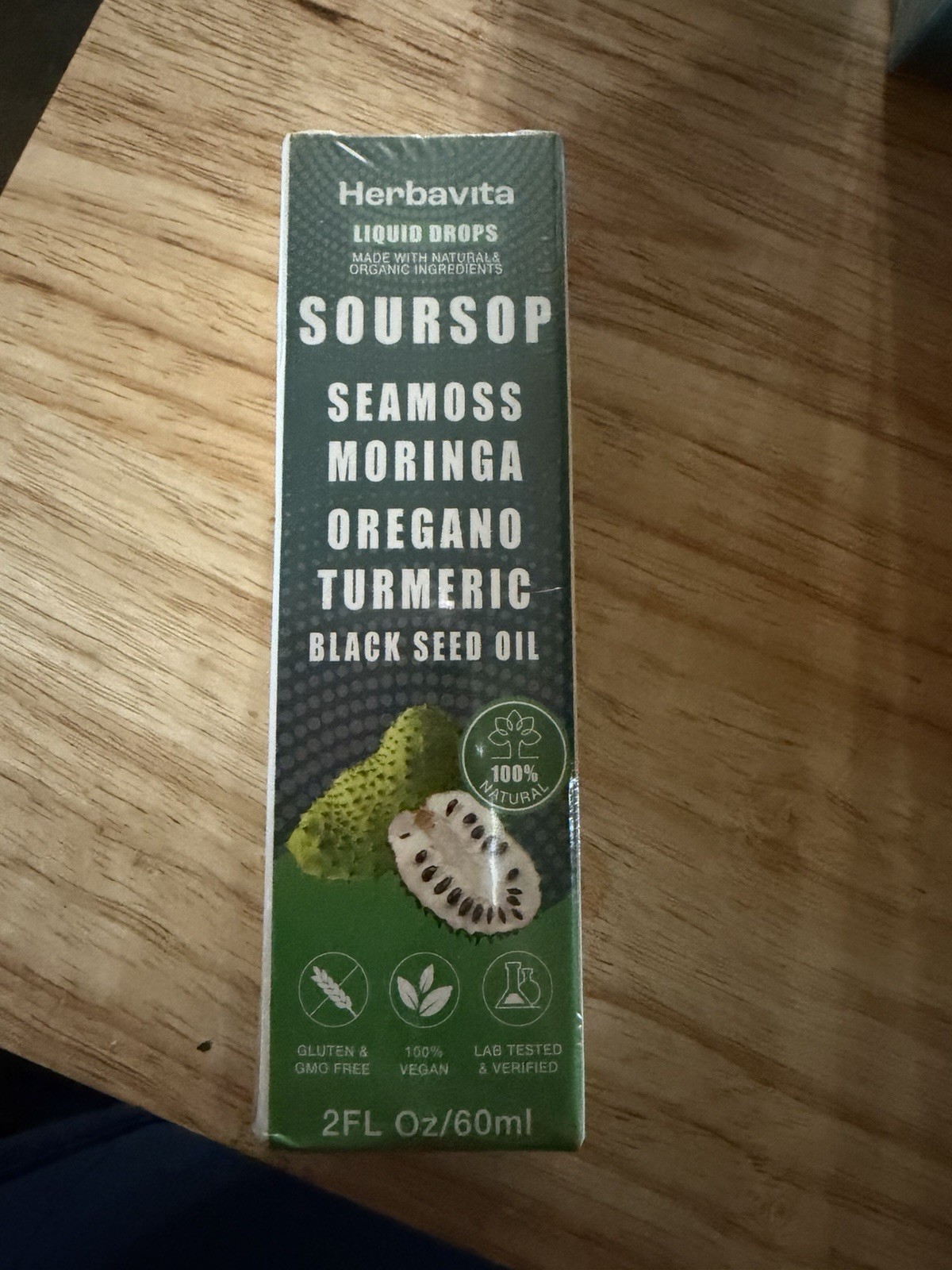 GreenPeople Sea Moss Multimineral Gummies 60 Ct + Herbavita Drops 2 fl oz