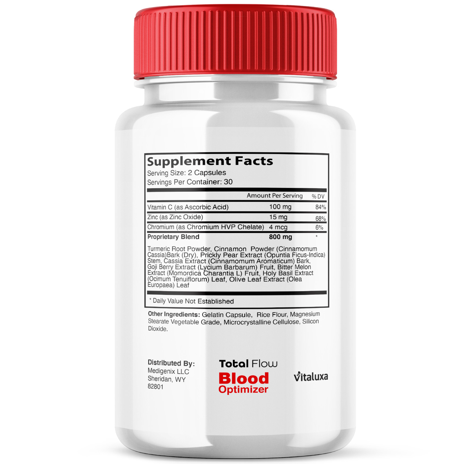 (2 Pack) Total Flow Blood Balance, Blood Optimizer Support (120 Capsules)