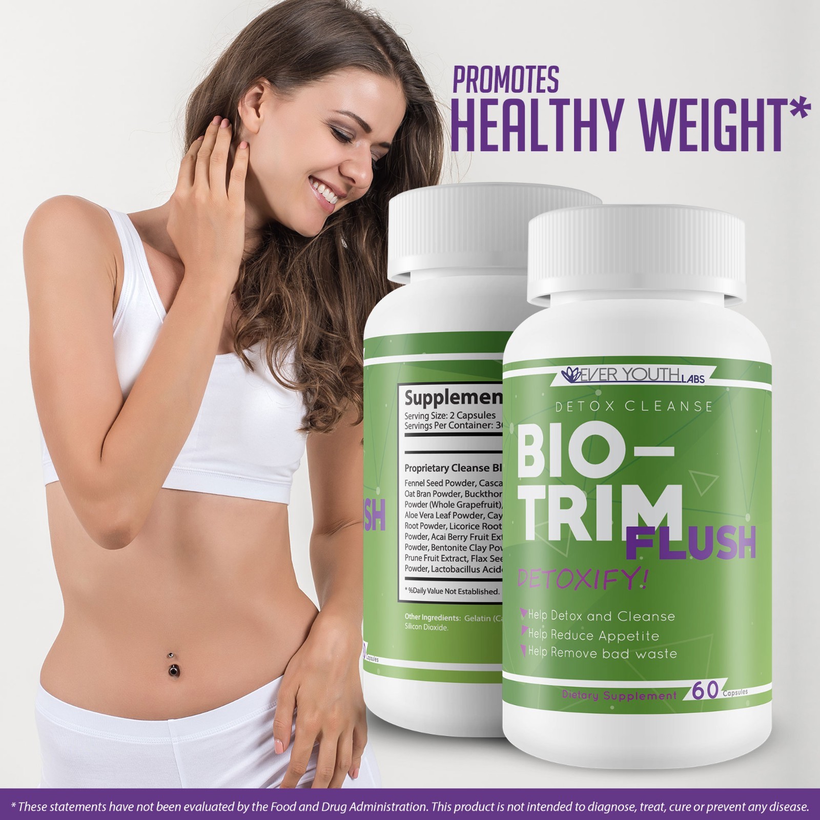Bio Trim Flush – Our Best Colon Cleanse Detox – Gut Colon Cleanse w/ Probiotics