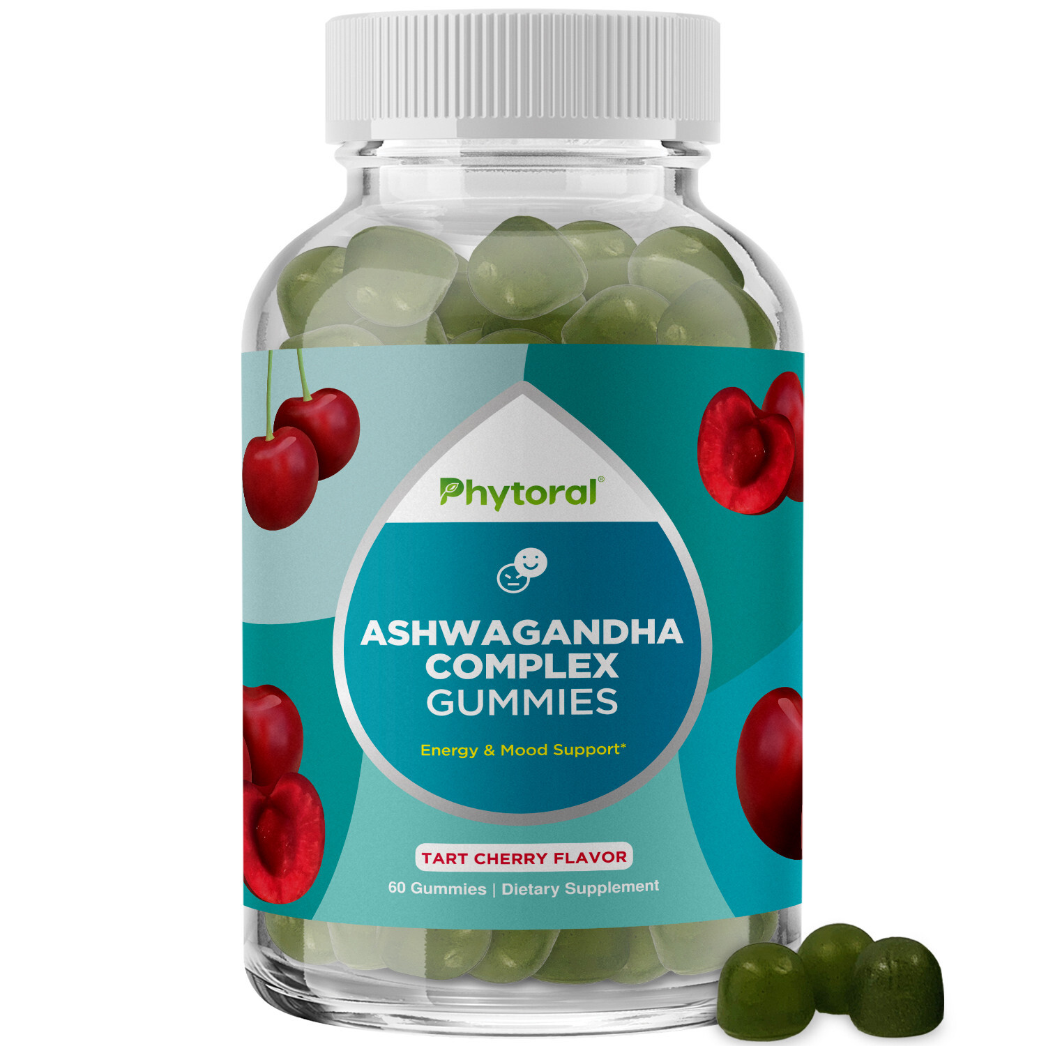 Calming Adaptogen Zinc and Ashwagandha Gummies – Tasty Stress Gummies for Adults
