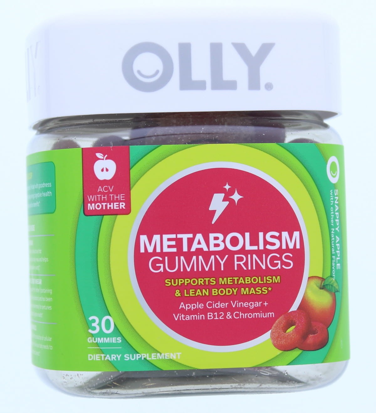OLLY Metabolism Gummies 60 count Dietary Supplement (2 Pack)