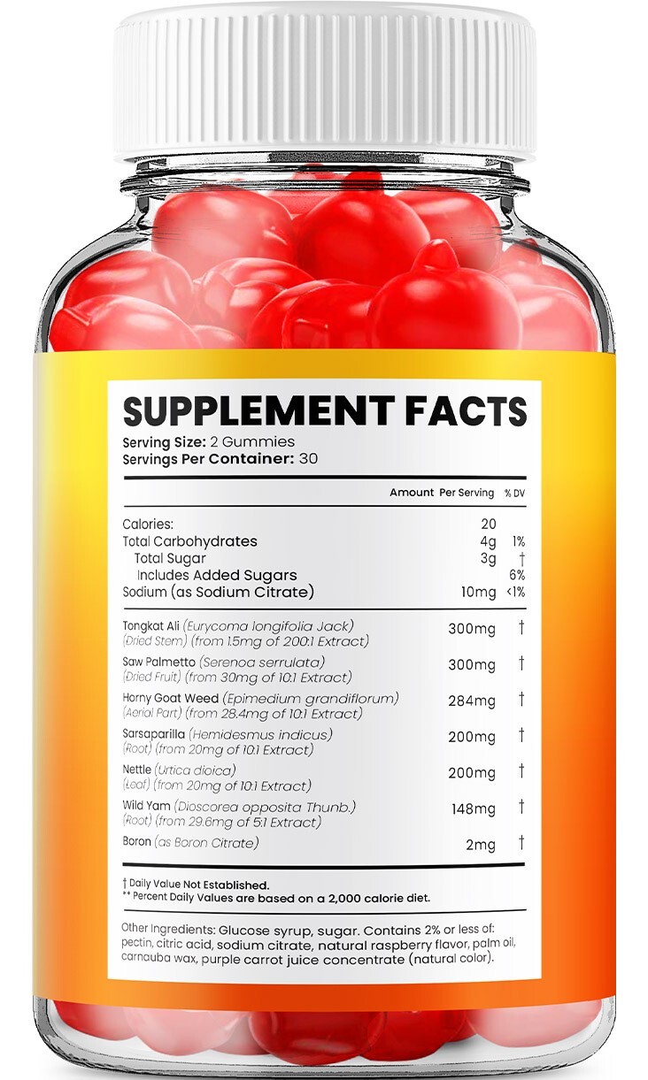 (5 Pack) Pro Vigor Gummies for Men – ProVigor Male Gummy All-Natural Supplement