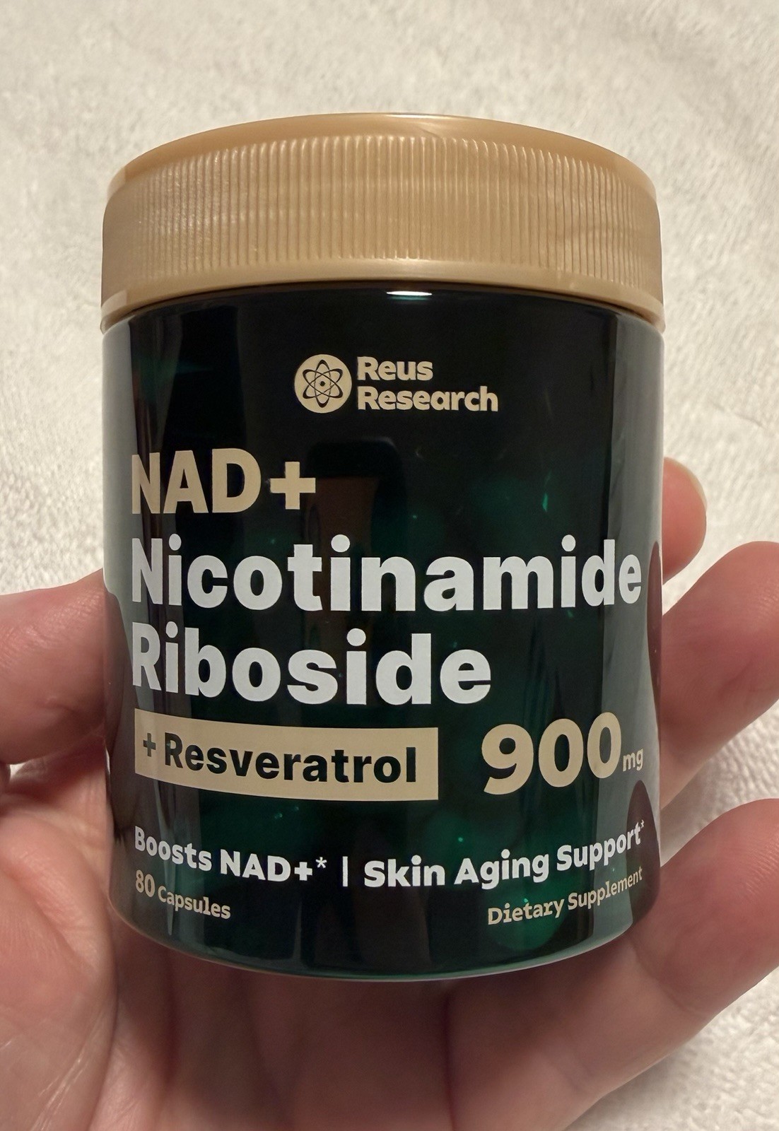 NAD + NICOTINAMIDE RIBOSIDE + RESVERATROL 900 mg
