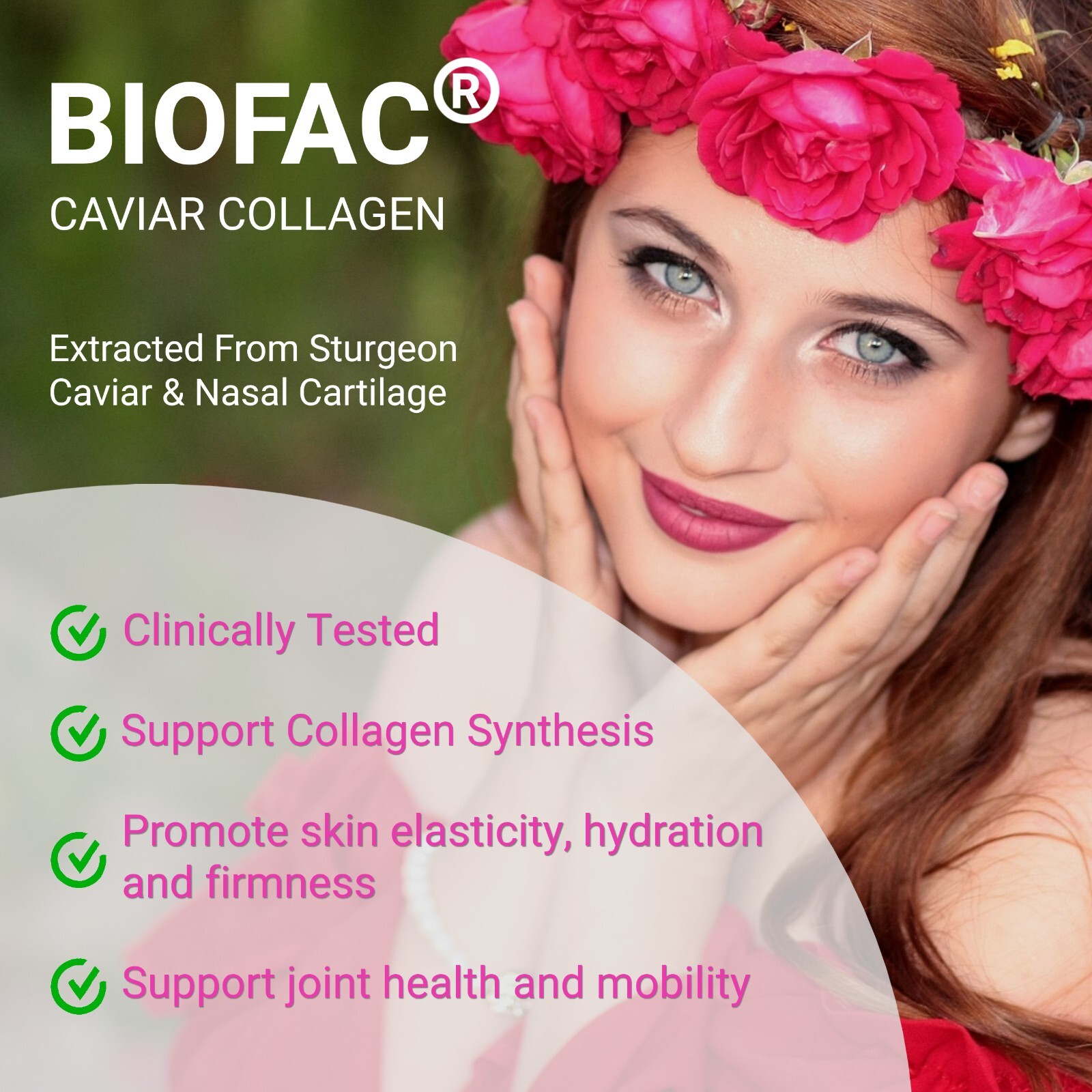 Pre Probiotics for Women with Caviar Collagen, Cranberry, d-Mannose Powder Stick