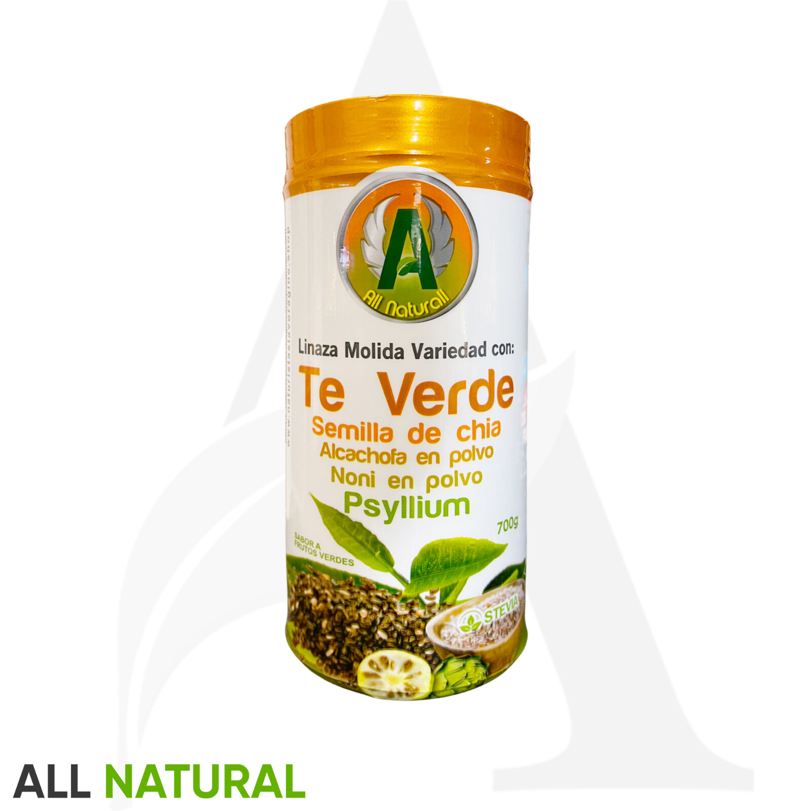 ALLNATURAL Fiber Supplement Flaxseed Psyllium Artichoke Noni Green Tea Chia Seed