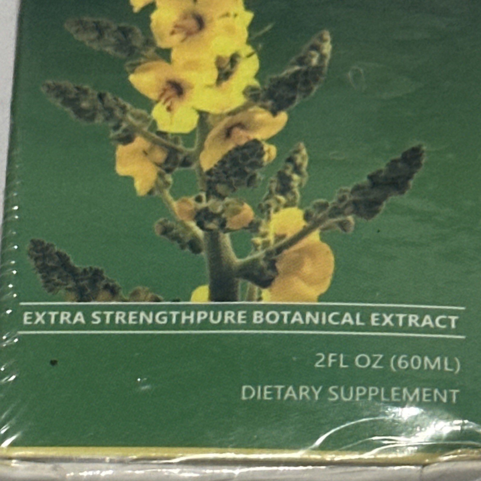 Mullein Leaf Extract 60000mg Blend Vegan Liquid Drops 2 fl oz (60 mL)