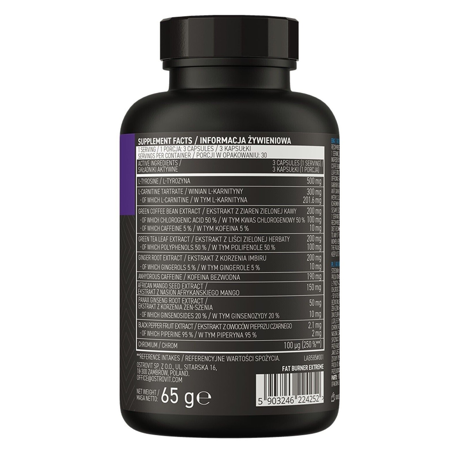 FAT BURNER EXTREME + CLA 1000 – Appetite control Strong Fat Burner Weight Loss