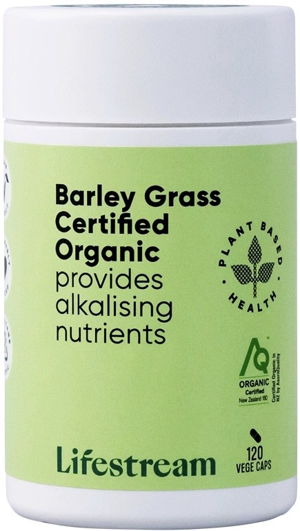 Lifestream Barley Grass Organic 120 Caps