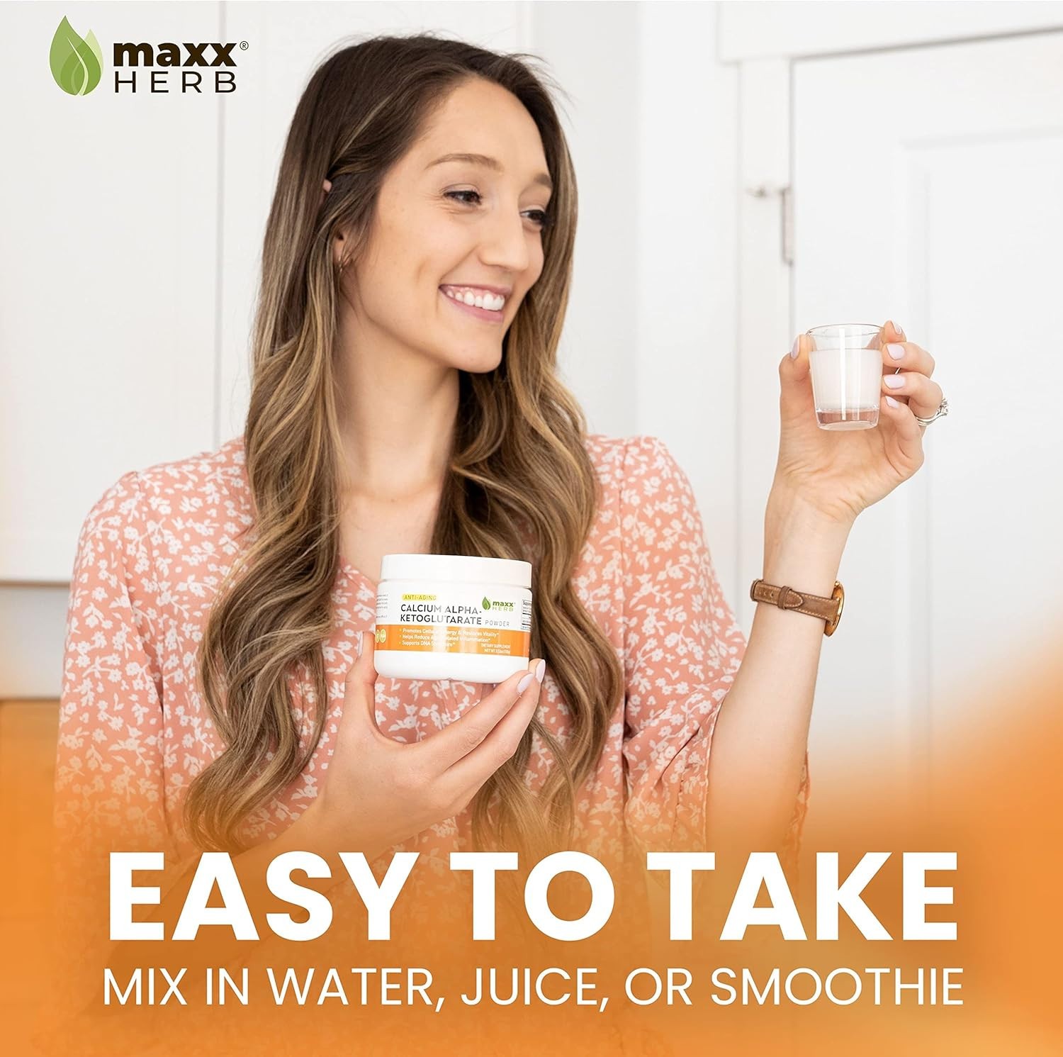 Maxx Herb Calcium AKG, Pure Calcium Alpha – Ketoglutarate Powder (Ca-AKG)