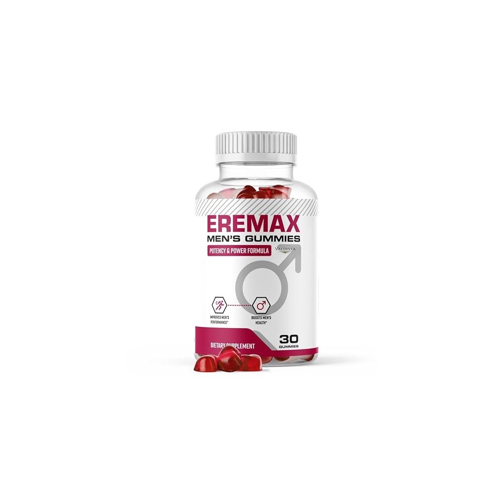 Valdivia Eremax 30 Gummies Dietary Supplement Made in USA