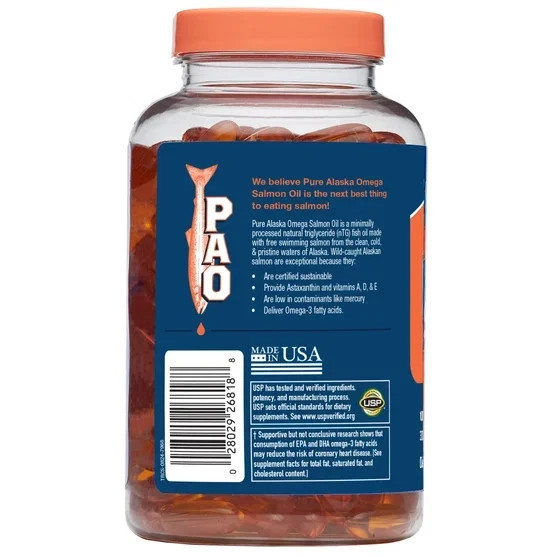 Pure Alaska Omega Wild Salmon Oil 1000mg 210 Softgels 300mg Omega 3 Exp: 11/27