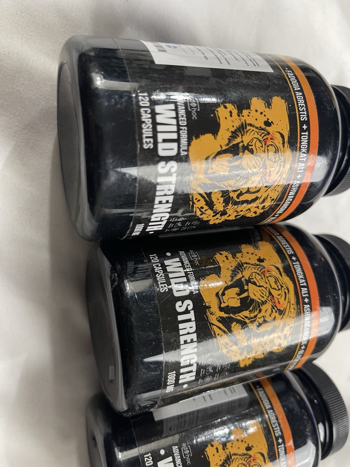 3 – Adhoc Lab Advanced Formula Wild Strength Fadogia Agrestis 120 Caps Each