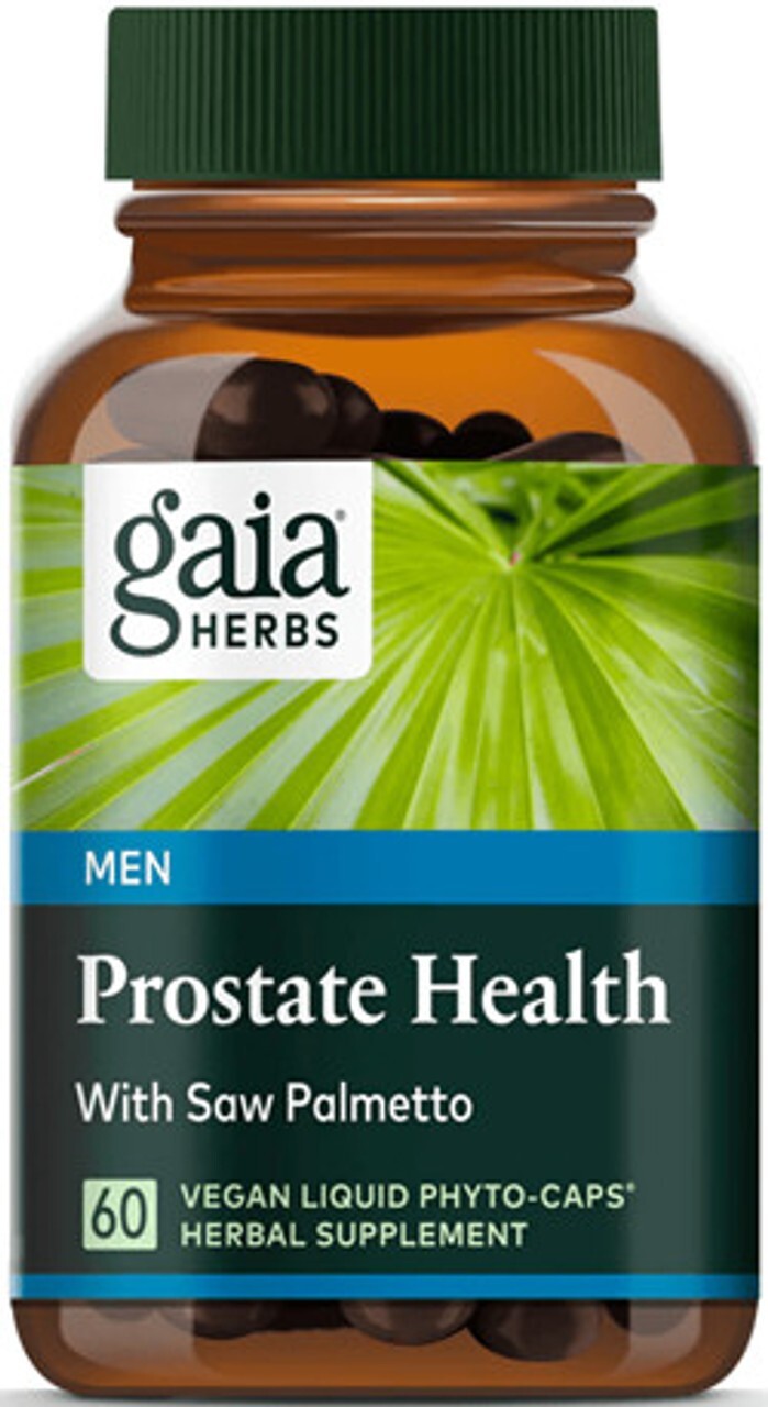 Gaia Herbs Prostate Health Liquid Phyto-Caps 60 – Saw Palmetto + Nettle Root