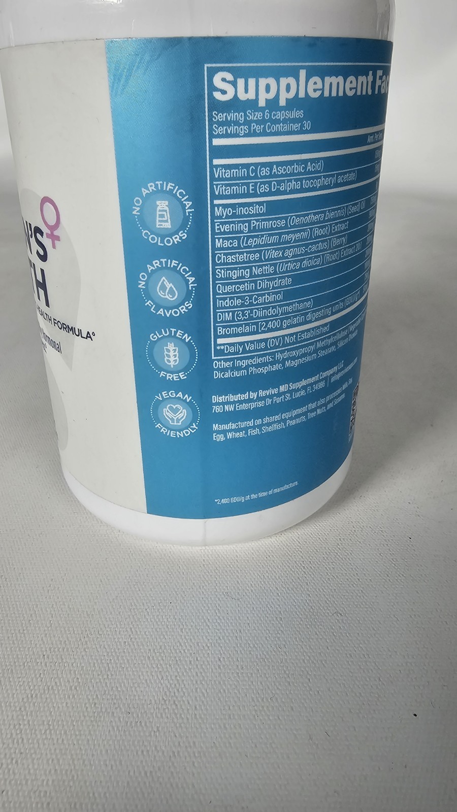 Women’s Health Formulated To Support Hormonal Balance 180 Veg Caps Exp: 09/2027