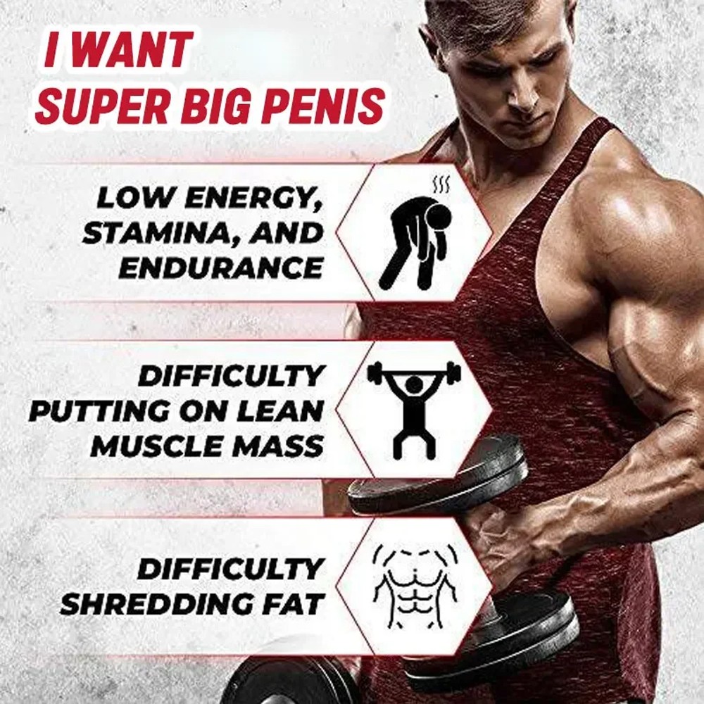 Male Enhancement Energy & Endurance Booster,Testosteron Booster 120 Capsules