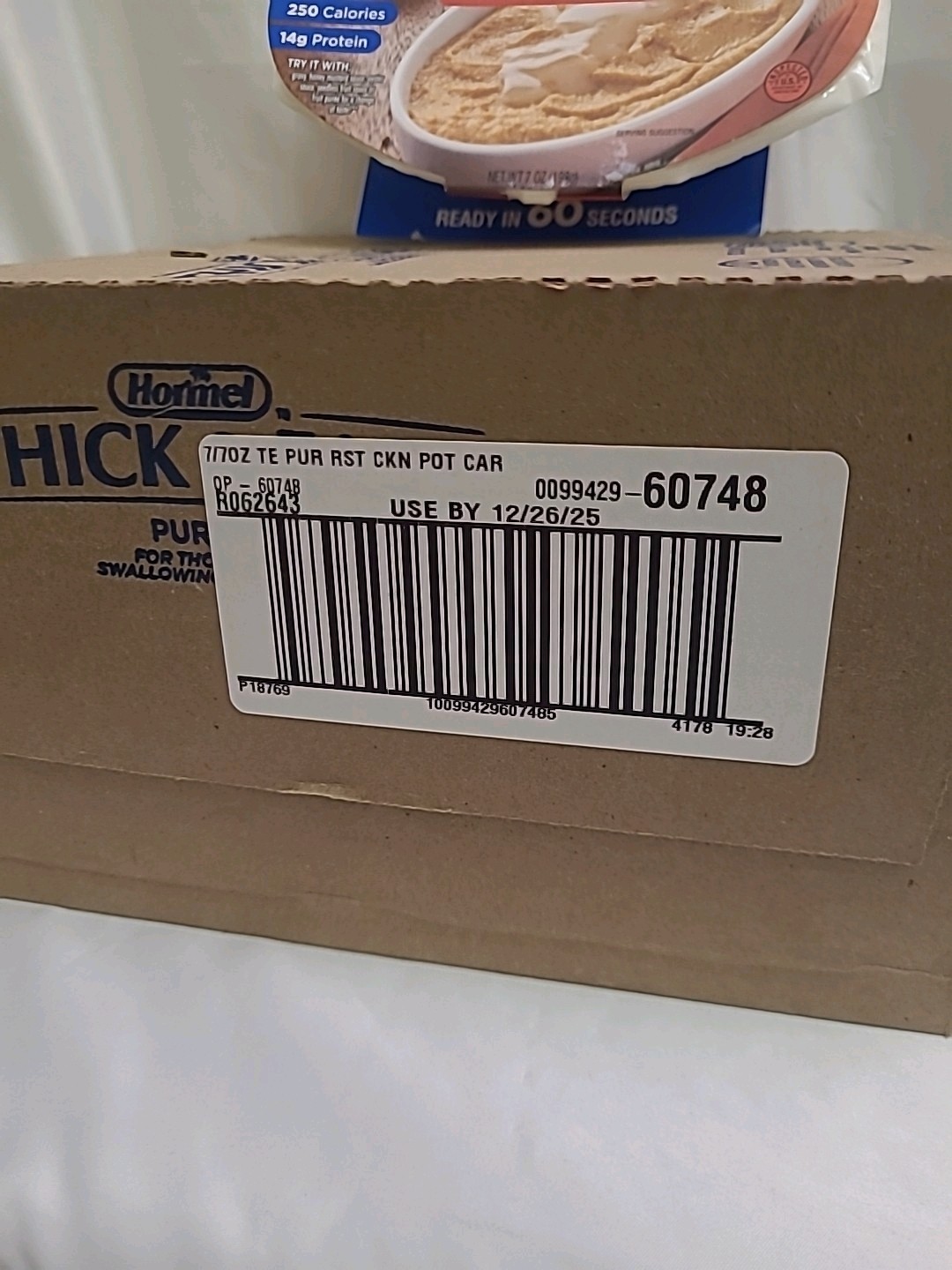 Thick & Easy 60748 Purees Microwave Meal Roasted Chicken Dinner 7.oz (7 Count)
