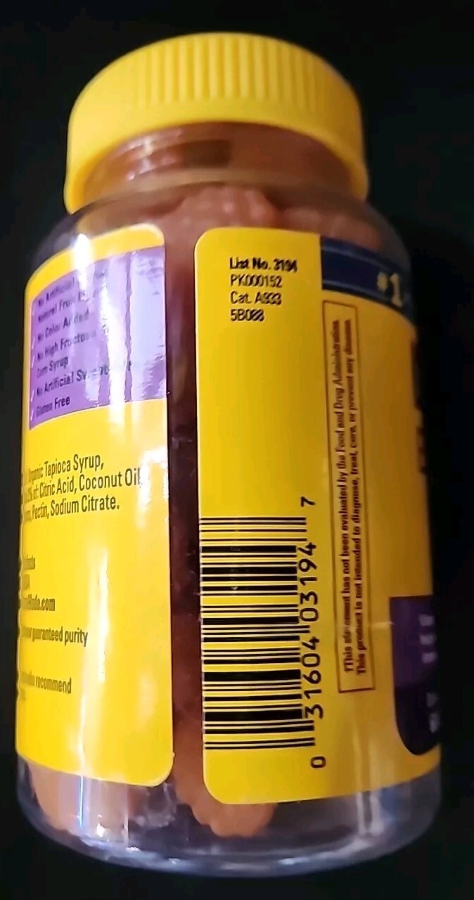 Nature Made Elderberry with Vitamin C & Zinc Raspberry Flavor Exp 12/2025