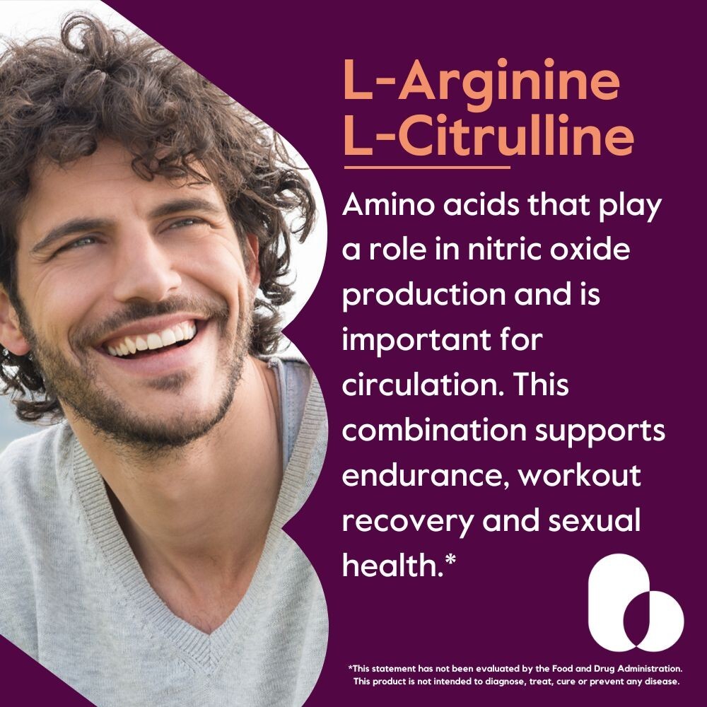 L-Arginine L-Citrulline 500mg / 250mg (240 Vegetarian Capsules)