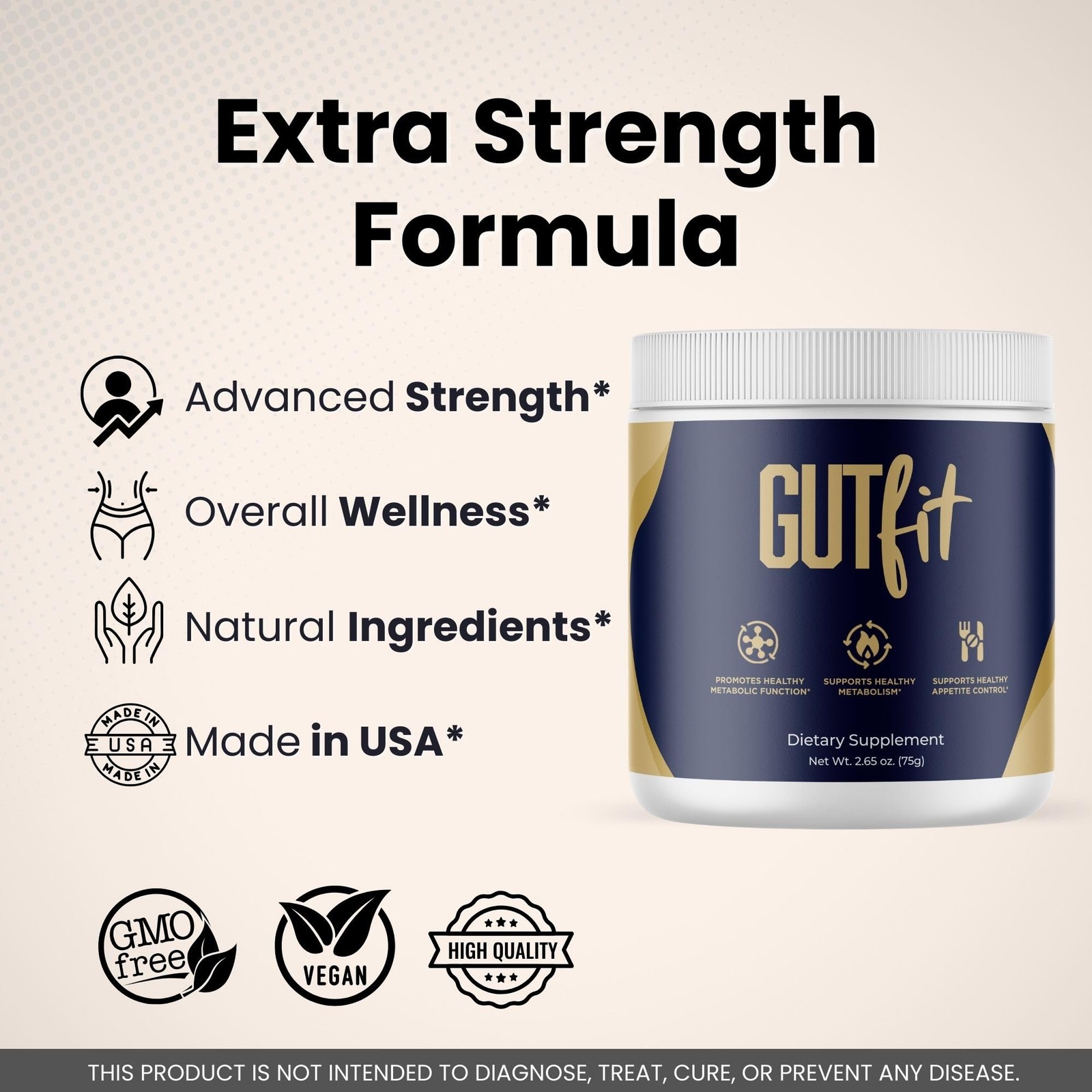 Valdivia Gutfit Daily Wellness Supplement Made in USA Premium Support
