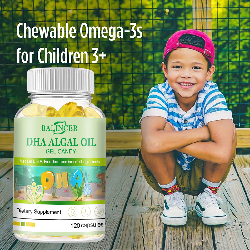 Omega 3 Dha Algal Oil Capsules 3x Strength 2250mg EPA & DHA, Highest Potency