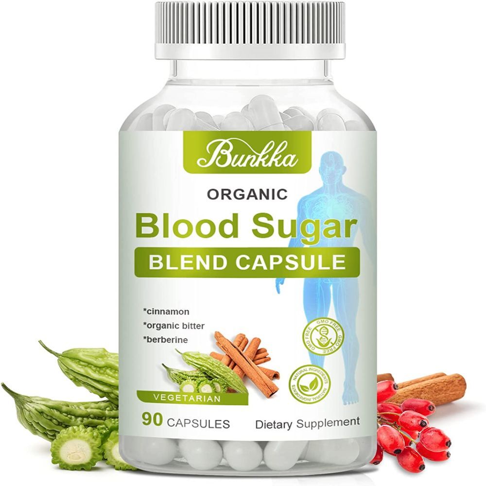 BLOOD SUGAR BLEND SUPPORT 800MG Berberine & Cinnamon 90 Capsules