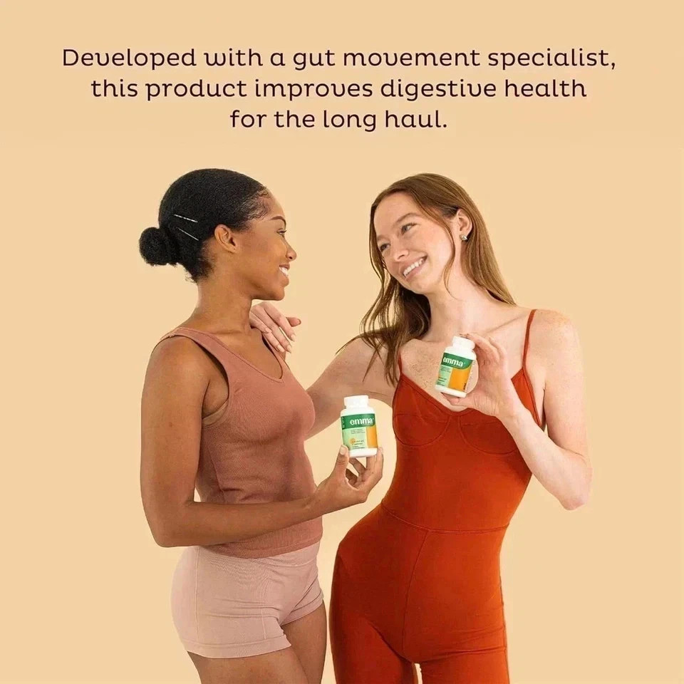 emma Digestive Support Bloating & Gas Relief Capsules, 60 Count
