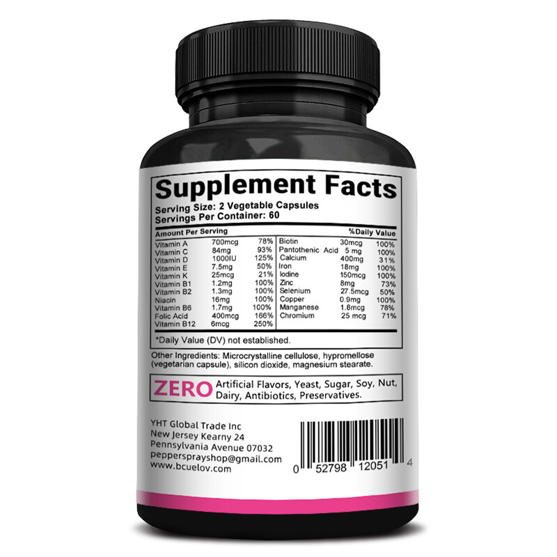 Multivitamin for Women – Highest Potency Complete Daily + Multimineral Capsules