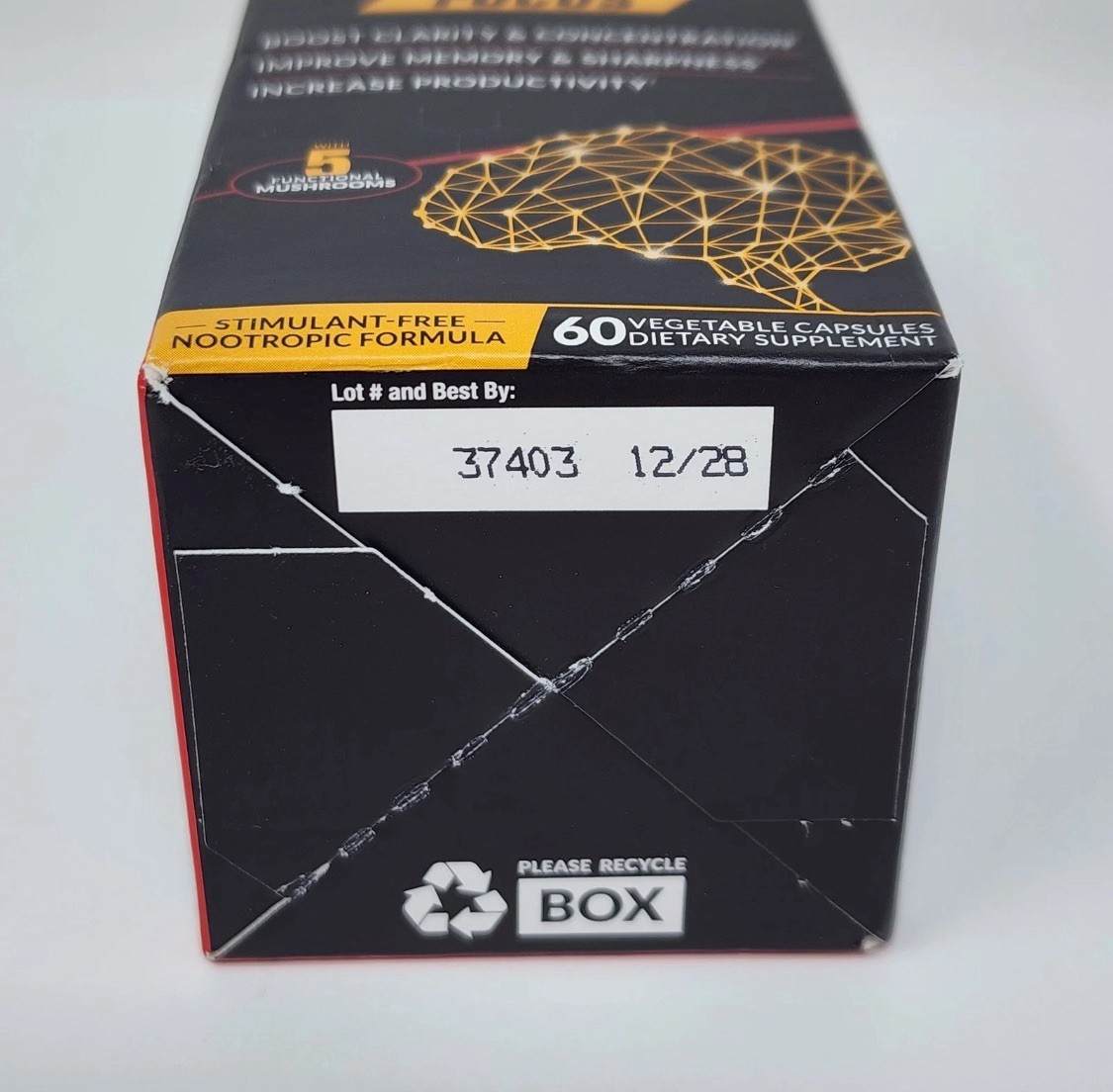 Force Factor Forebrain Focus Dietary Supplement, 60 Capsules Exp 12/2028