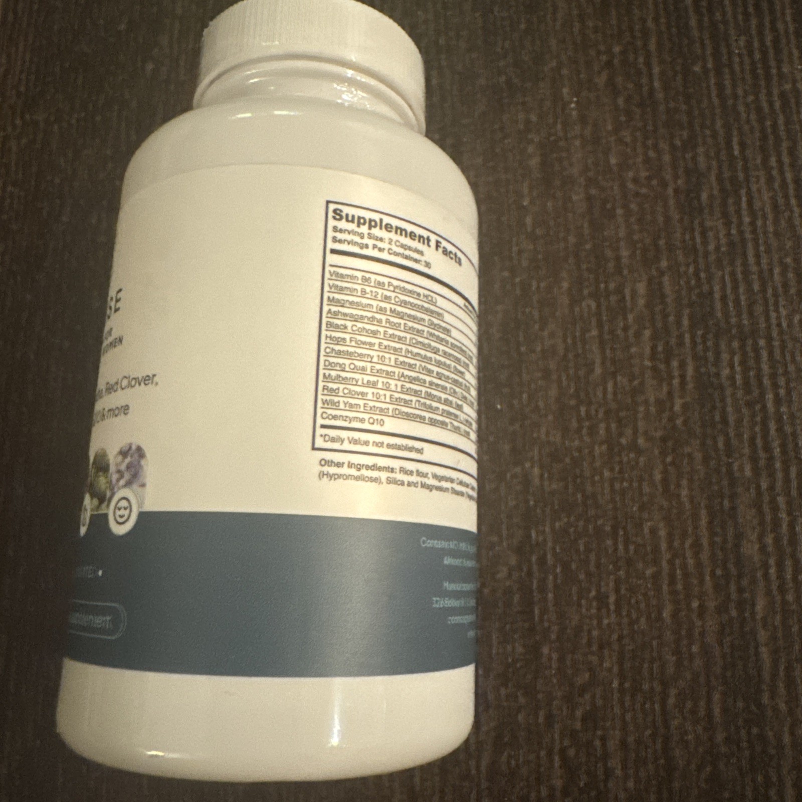 Self Nutrition Menopause Support for Women Magnesium CoQ10 Ashwaganda 60 Cap New