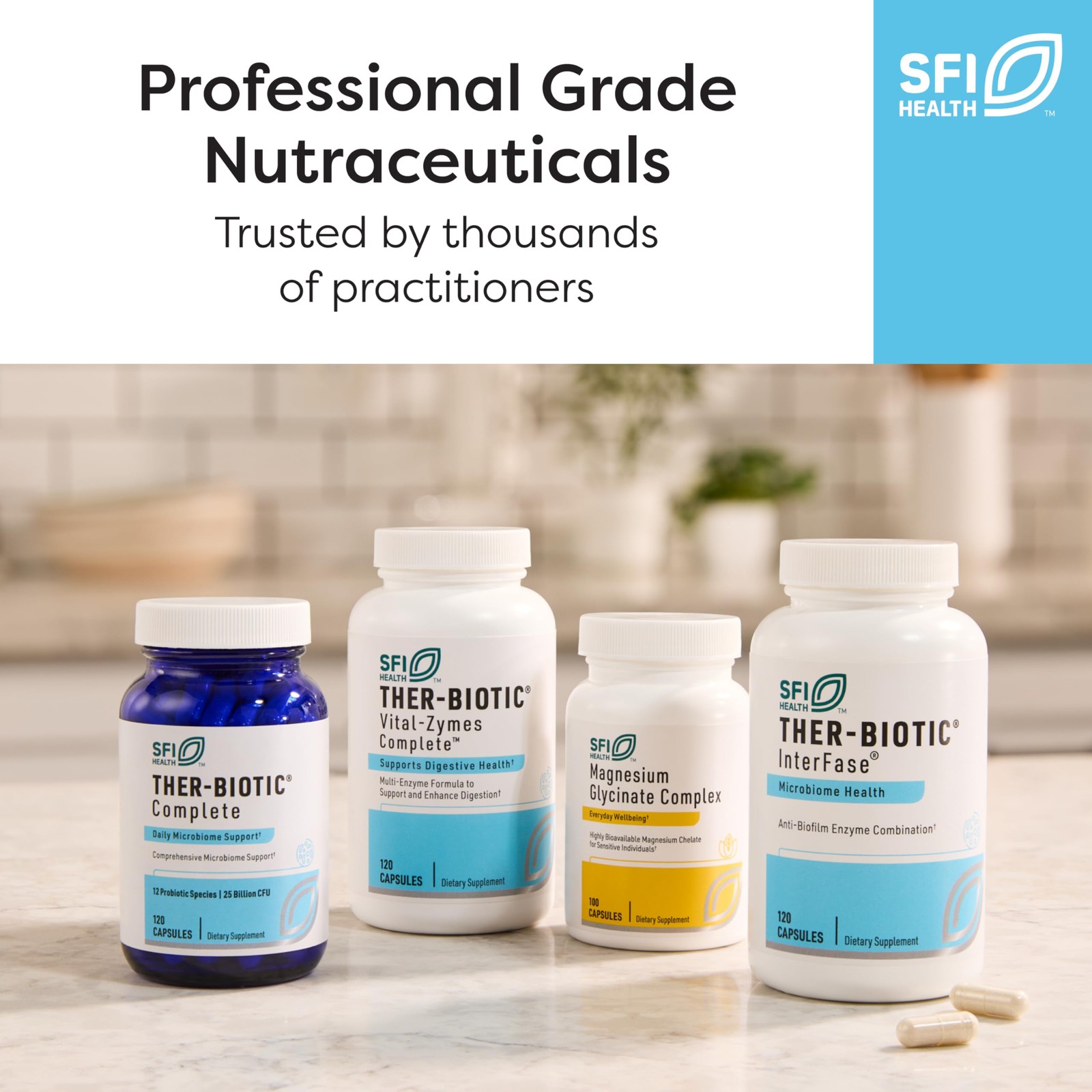 SFI Health Klaire Labs Ther-Biotic Interfase Plus – 120 Count (Pack of 1)