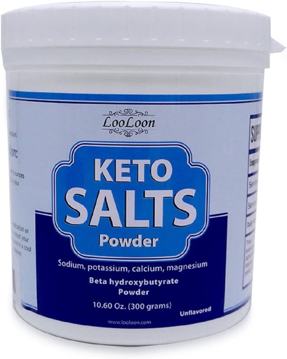 Keto Salt BHB Powder Unflavored, Keto 10 Oz Ketosis Salts for Energy