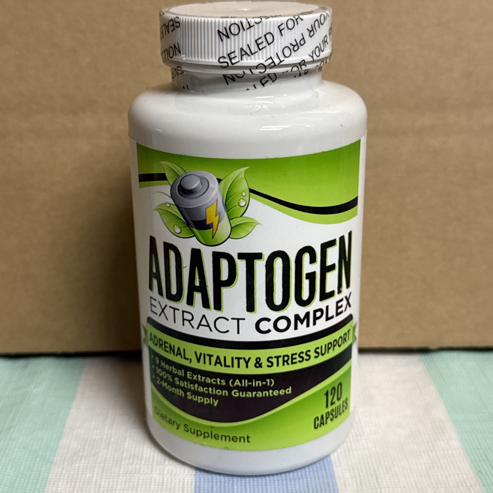 Herbal Adaptogen Mood Support Supplement – Calming Adaptogens Supplement 120ct