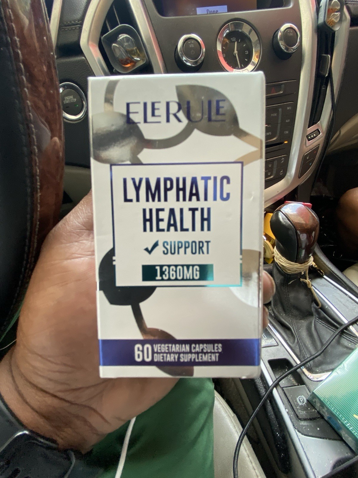 ELERULE Lymphatic Support 1360mg 60 Capsules Vegan Vegetarian Gluten-Free