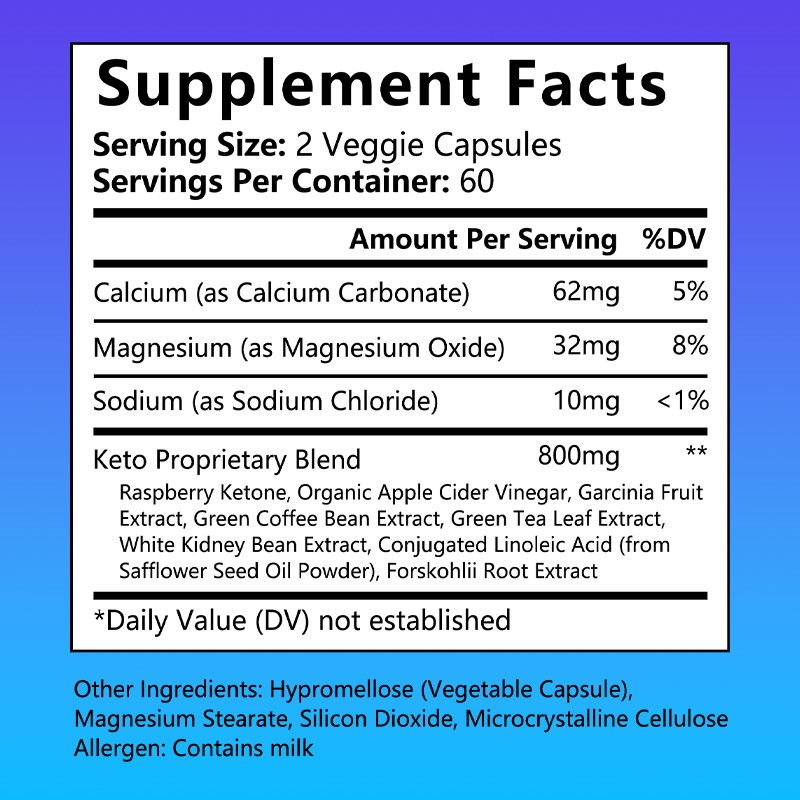 Apple Cider Vinegar +Raspberry Advanced Formula-Maintain Healthy Weight-Burn Fat