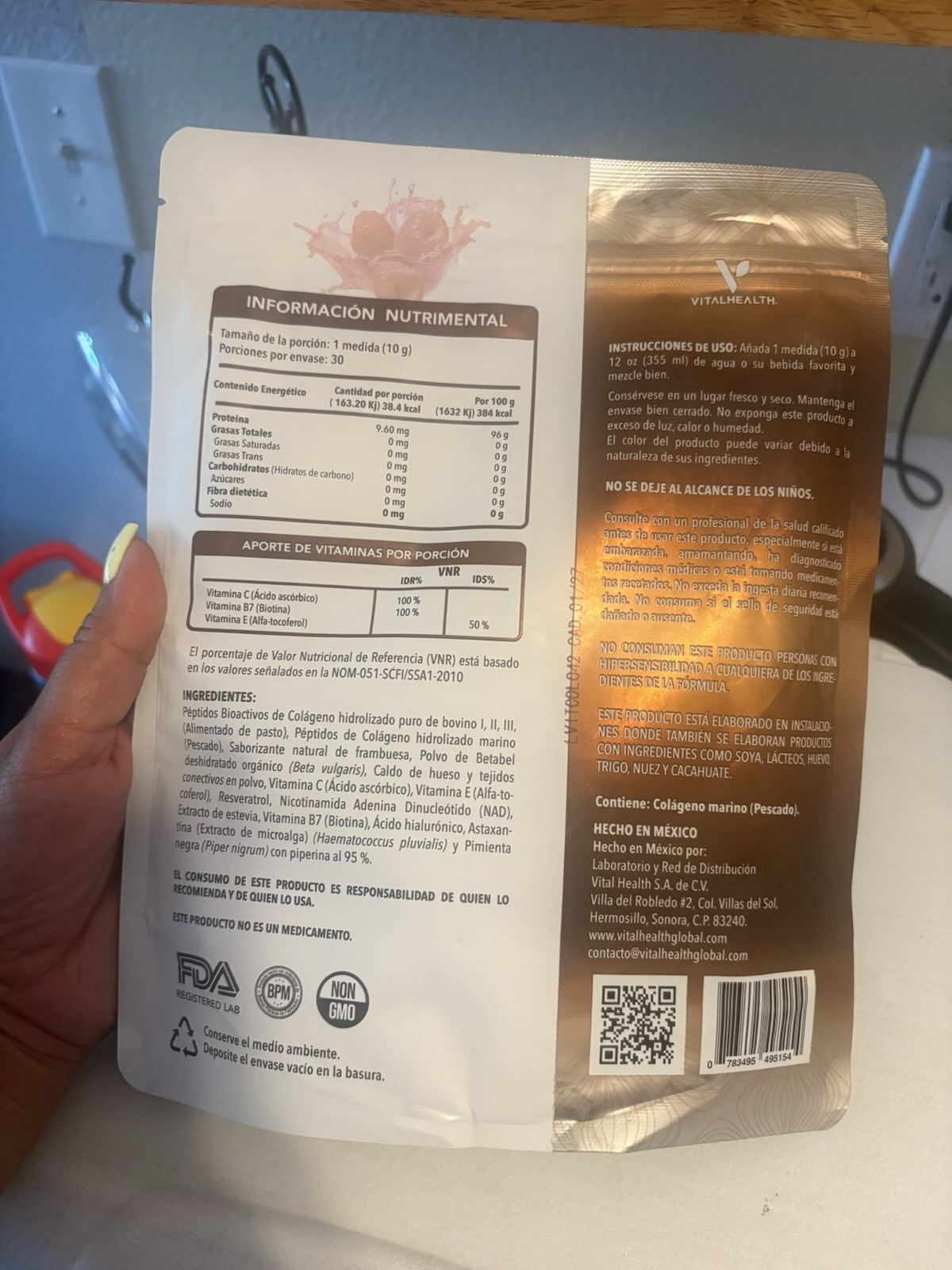 Vitalhealth Vitalage collagen Sugar Free Gluten Free Bioactive Collagen Colágeno