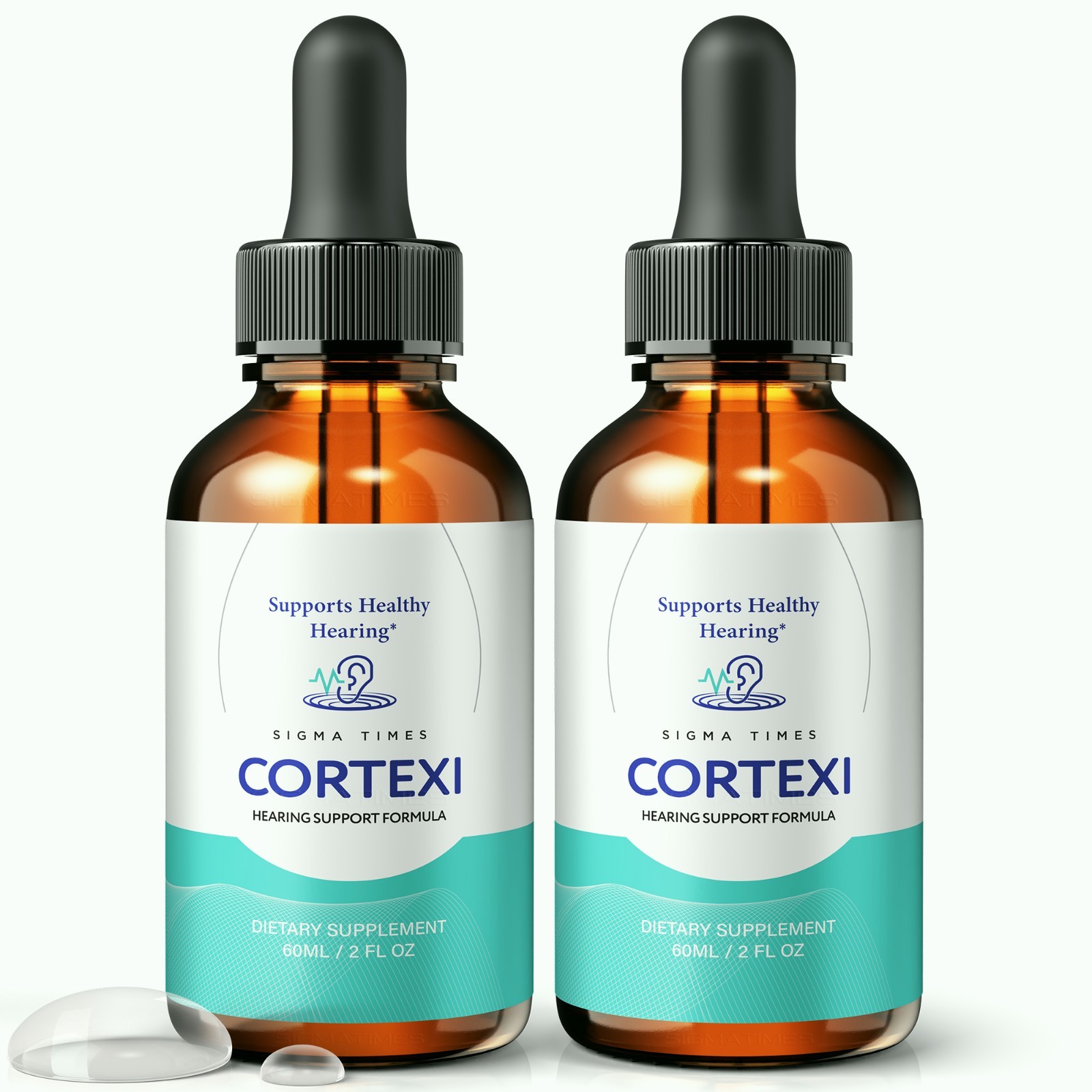 Cortexi Oral Drops – Ear Support, Hearing Clarity & Comfort Supplement -2 Pack