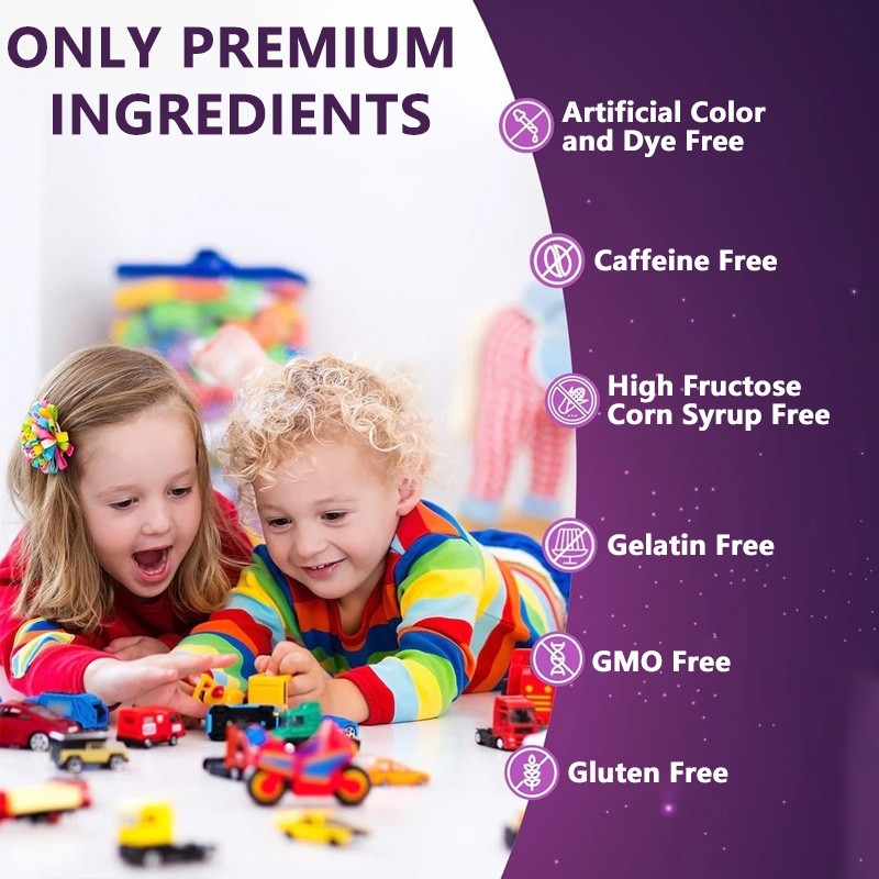 All-in-One Kids Multi Gummies-With Vitamins,Zinc & Fish Oil for Growing Children